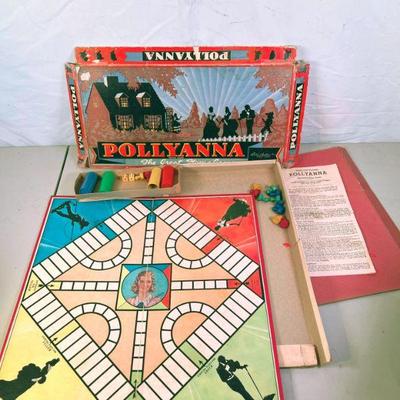 1940 Pollyanna Vintage Board Game
