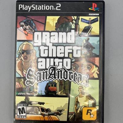 Grand Theft Auto San Andreas With Poster & Manual

