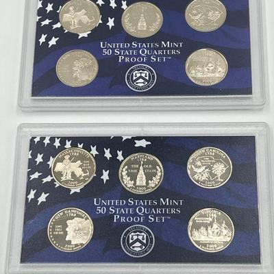 United States Mint Proof Set, Kennedy Half Dollar, Sacagawea 2000
