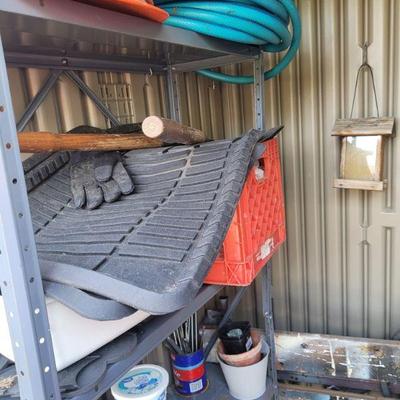 Some of the shed items, garden hose, extension cords and more