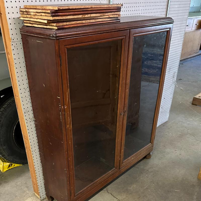 $50 antique cabinet	