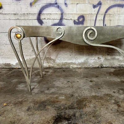 $75 custom console table	