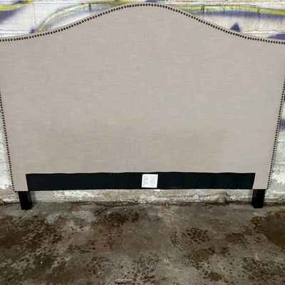 $75 pottery barn queen headboard	