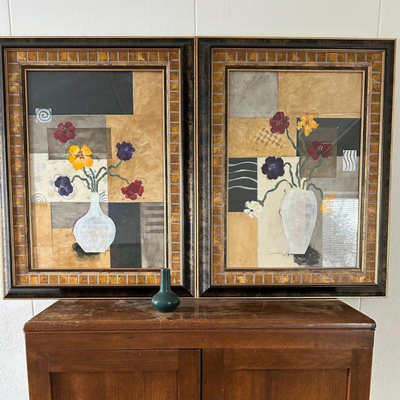 $200 pair of original paintings	