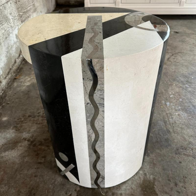 $120 modern end table	