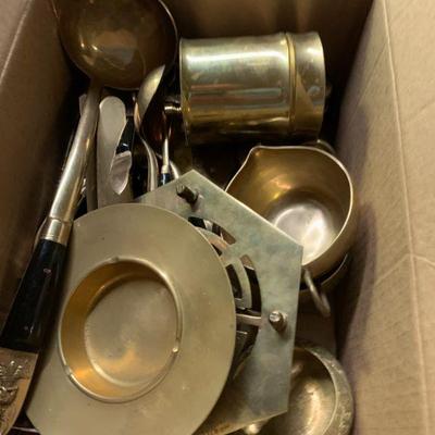 various dishes and collectibles