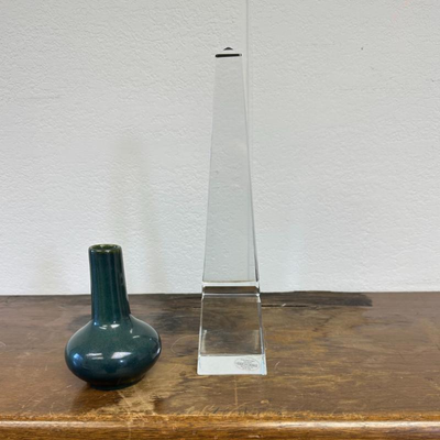 $40 glass decorative scultpure 	