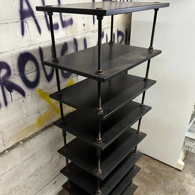 $60 industrial shelves	