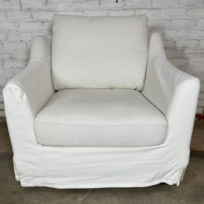 $25 ikea slip cover chair	