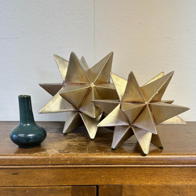$40 star decorative sculptures	