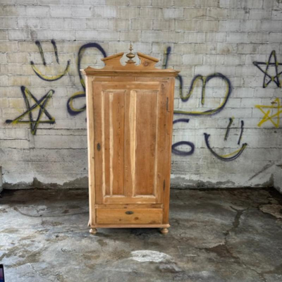 $250 antique pine armoire	