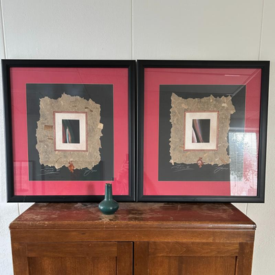 $200 pair of original paintings	