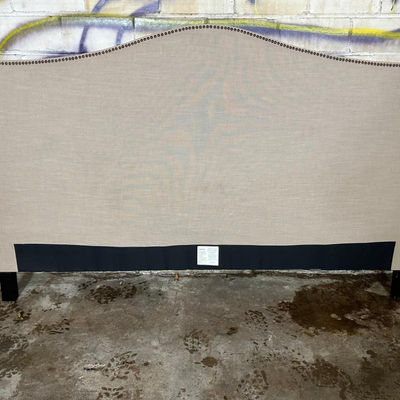 $100 pottery barn cal king headboard	