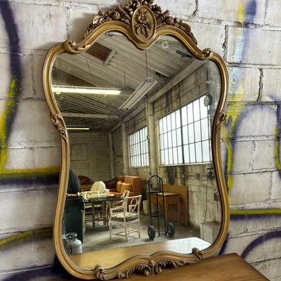 $250 vintage ornate mirror	