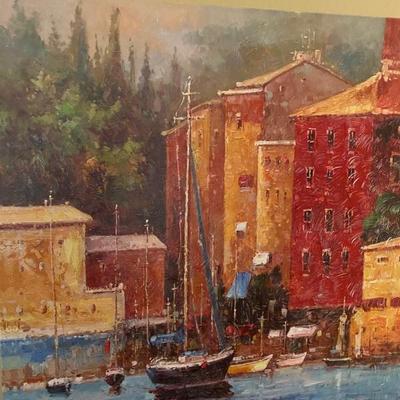 Pier 1 Original Oil Painting