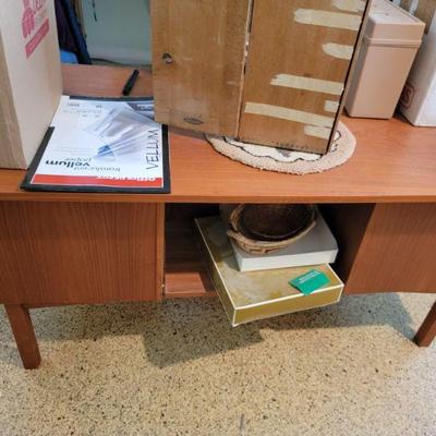 Double sided mid-century Denmark desk