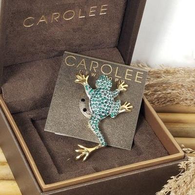 Carolee Frog Brooch Pin
