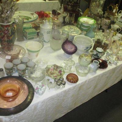 Assorted Glass ware Nippon China