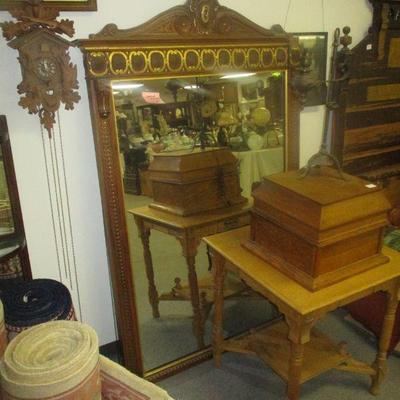 French Mirror, Table Top Victrola
