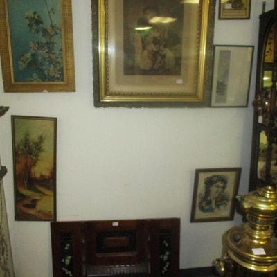 Assorted Paintings and Prints