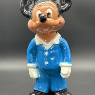 Vtg. Large Scale Mickey Mouse Piggy Bank 20.5in t