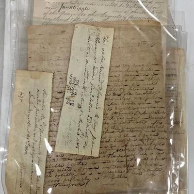 Early hand written paper 