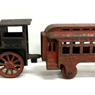 Cast Toy Train 