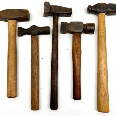 Some of a large lot of handled tools 