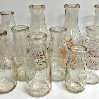 Manchester NH milk bottles 