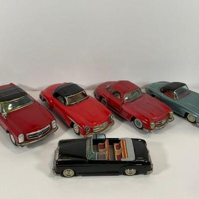 Vintage Tin Mercedes Cars - Bandai etc