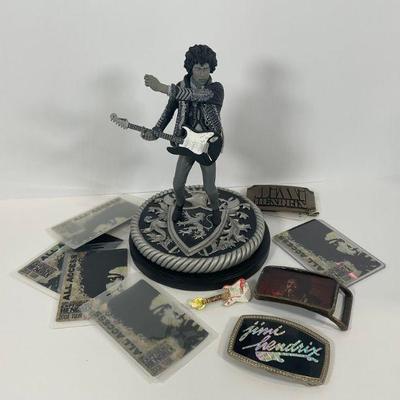 Jimmy Hendrix Guitar Hero Figure - and misc Collectibles