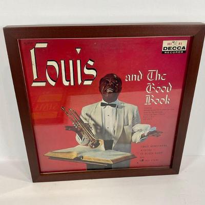 Louis Armstrong Framed Album