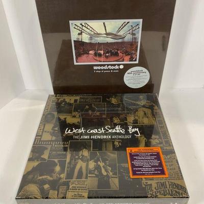 Jimmy Hendrix & Woodstock Album Sets - NEW