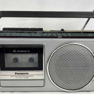 Vintage Panasonic AM FM Cassette Recorder RX 1210