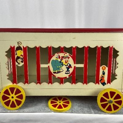 Rare Childs Mid Century Circus Wagon 