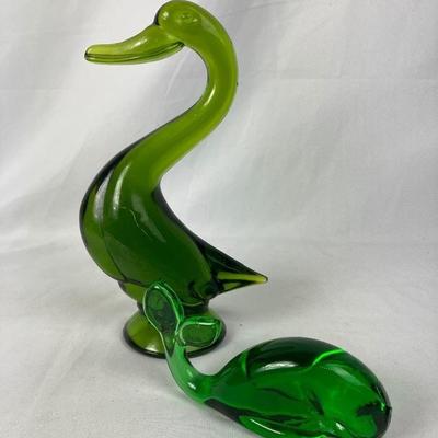Vintage Viking Green Glass 9