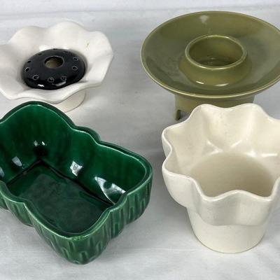 Mid-Century Pottery Planters and Candle Holder - Rosenthal Netter, Imperial, UPCO & more!