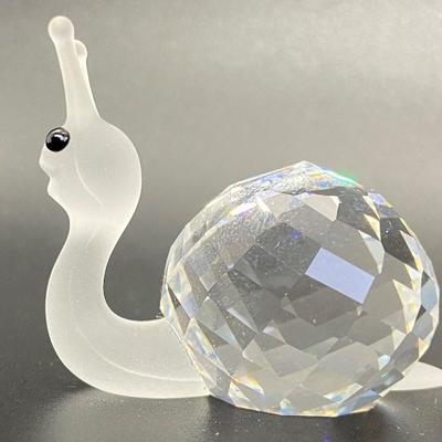 Swarovski Crystal Figurine - Small Snail 012725