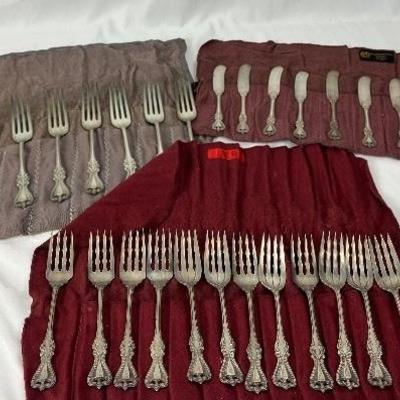 Lot of Sterling Silver - 36 Matching Pieces- 1387.2 Grams