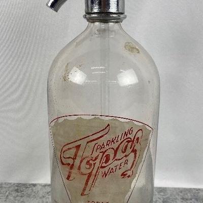 Vintage Glass Italian Seltzer Water Dispenser 