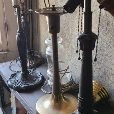 Antique Lamp Bases 