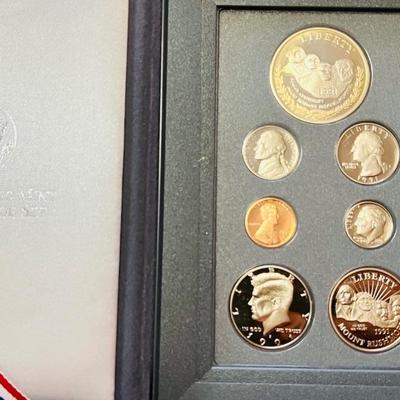 Mount Rushmore Anniversary coins; 1991 Prestige set