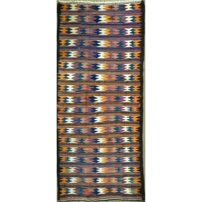 ABC Rugs Kilims Collection Authentic Hand-Knotted Sanandaj Vintage Kilims Natural Wool Seneh Collection Area Kilim 9'5" X...
