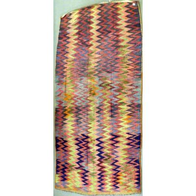 ABC Rugs Kilims Collection Authentic Hand-Knotted Sanandaj Vintage Kilims Natural Wool Seneh Collection Area Kilim 10'0" X...