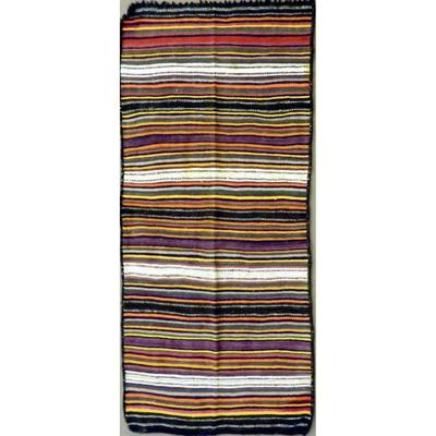 ABC Rugs Kilims Collection Authentic Hand-Knotted Sanandaj Vintage Kilims Natural Wool Seneh Collection Area Kilim 7'0