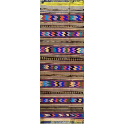 ABC Rugs Kilims Collection Authentic Hand-Knotted Sanandaj Vintage Kilims Natural Wool Seneh Collection Area Kilim 11'7" X...
