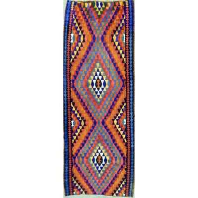 ABC Rugs Kilims Collection Authentic Hand-Knotted Sanandaj Vintage Kilims Natural Wool Seneh Collection Area Kilim 10'0" X...