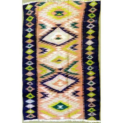 ABC Rugs Kilims Collection Authentic Hand-Knotted Sanandaj Vintage Kilims Natural Wool Seneh Collection Area Kilim 5'10