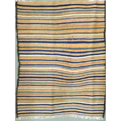 ABC Rugs Kilims Collection Authentic Hand-Knotted Sanandaj Vintage Kilims Natural Wool Seneh Collection Area Kilim 6'1" X...