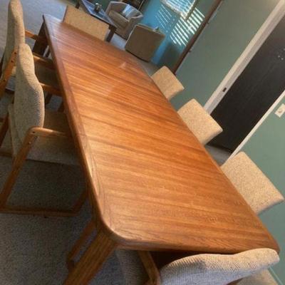 dining table with 8 chairs